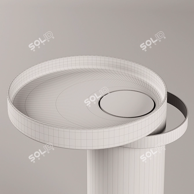 Eccentrico Wall-Mounted Basin 3D model image 3