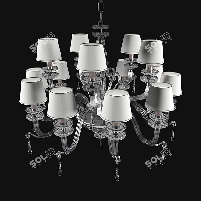 Italian Marina Chandelier 3D model image 2