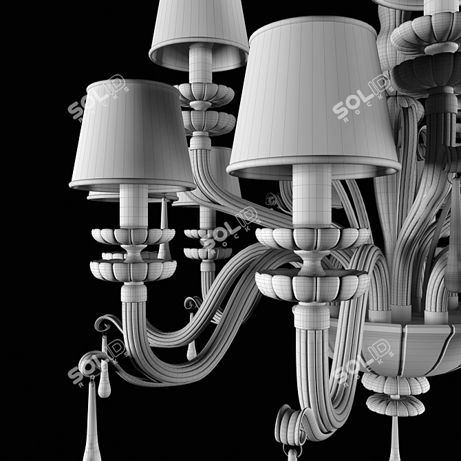 Italian Marina Chandelier 3D model image 3
