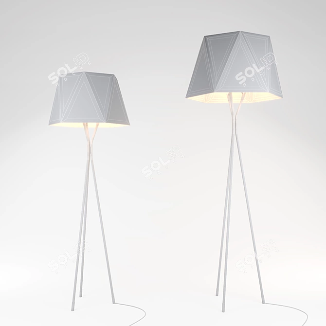Éclat Solitaire - Floor Lamps 3D model image 3