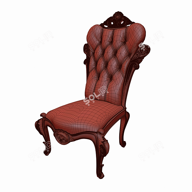 Elegant Comfort - Ambiance Chair 3D model image 3