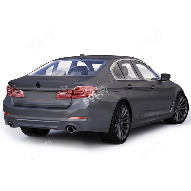 BMW 5 Series G30: Luxury Redefined 3D model image 2