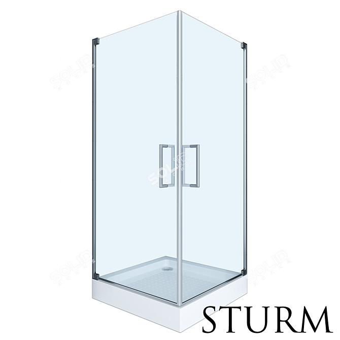 STURM Fiesta New Shower Enclosure 3D model image 1