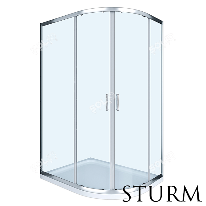 STURM Jump Shower Enclosure 3D model image 1