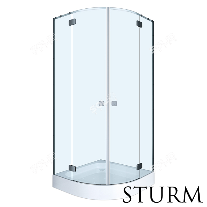 STURM Luna New Chrome Enclosure 3D model image 1