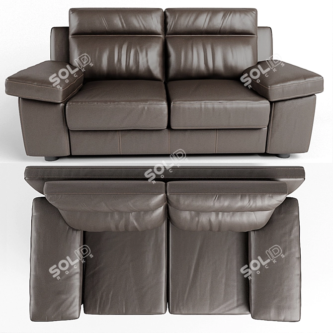 Caliaitalia Taylor: Contemporary Classic Sofa Comfort 3D model image 2