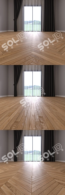 Pure Oak Parquet - Vray Finish 3D model image 3