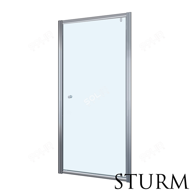 STURM Puerta Niche Shower Door 3D model image 1