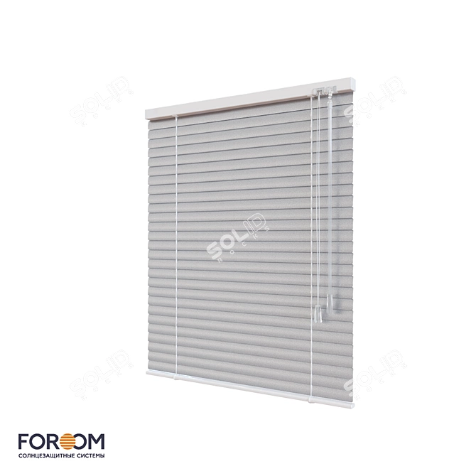 Title: G-FORM Aluminium Horizontal Blinds 3D model image 2