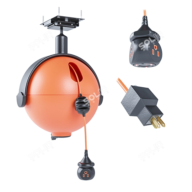 RoboReel Ceiling Mount 3D model image 1