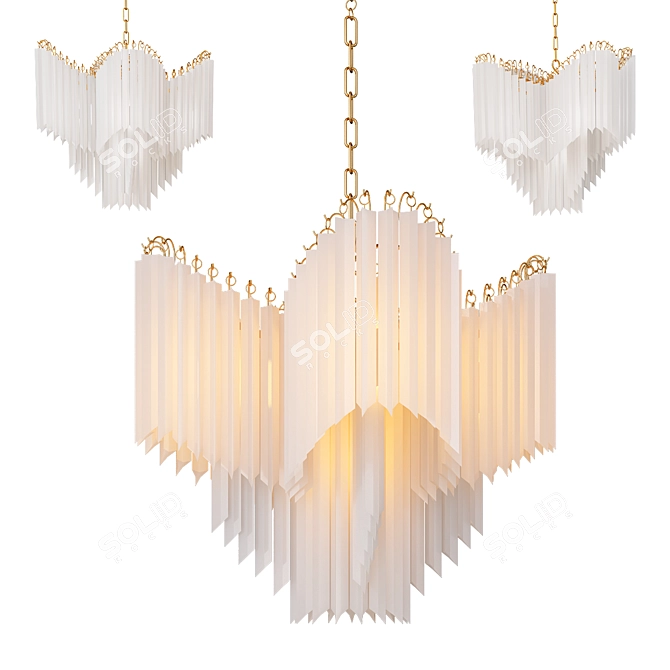 Elegant Eichholtz Chandelier 3D model image 1