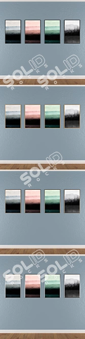 Versatile Set of Wall Paintings 3D model image 3