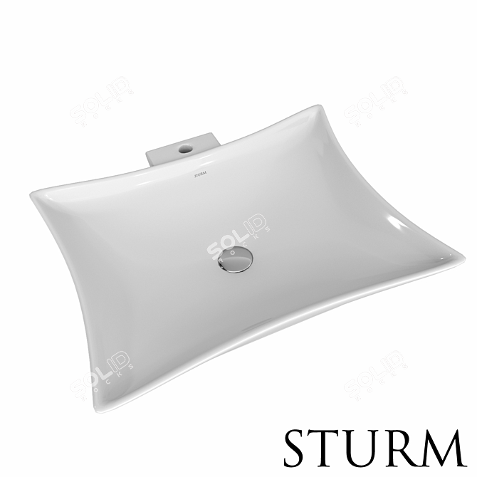 Sleek Shell STURM Skat 3D model image 1