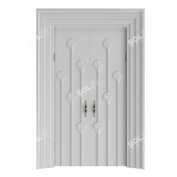 RODECOR Lalique: Elegant Door Decoration 3D model image 2