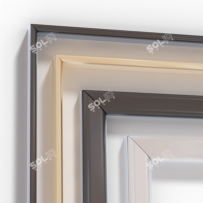 InteriorsHome Poster Set: Stunning Frames! 3D model image 3