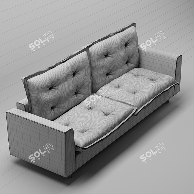 Voluptuous Elegance: Moradillo Only Sofa 3D model image 3