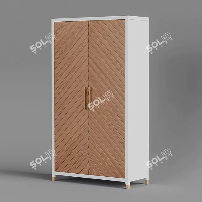 Arnika Wardrobe - Modern Storage Solution 3D model image 1