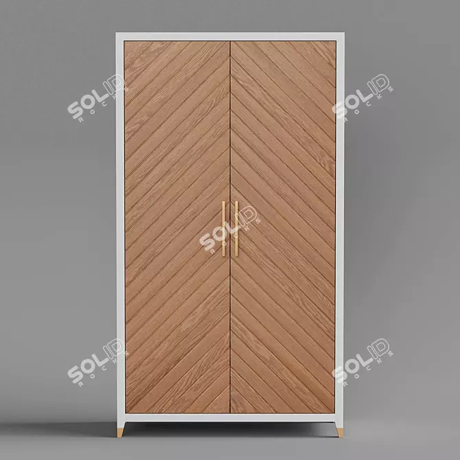 Arnika Wardrobe - Modern Storage Solution 3D model image 2