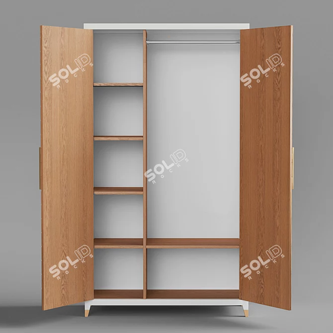 Arnika Wardrobe - Modern Storage Solution 3D model image 3