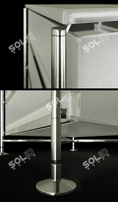 Kartell Mobil: Sleek Storage Solution 3D model image 2