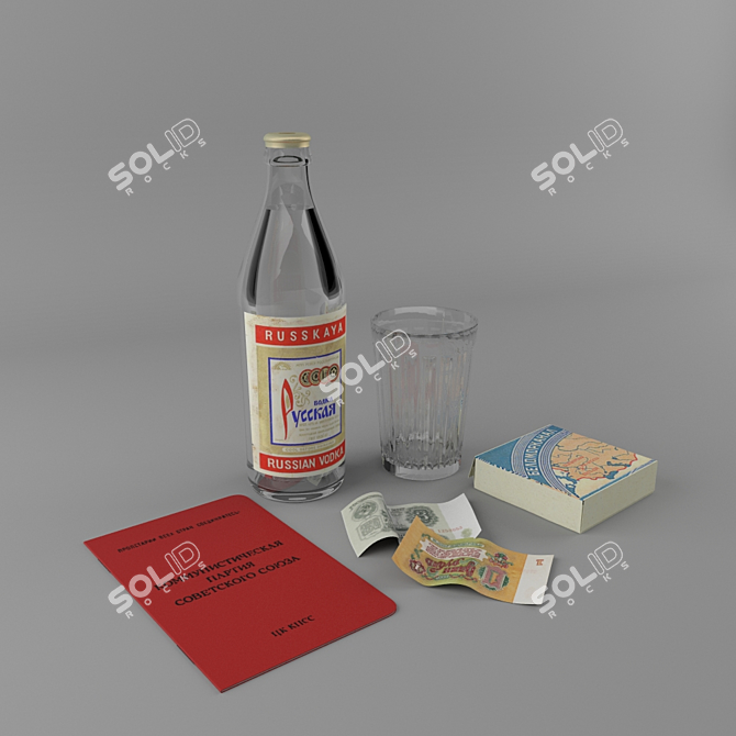 Soviet Nostalgia Gift Set 3D model image 1