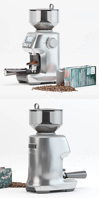 Breville Grinder & Starbucks Packaging: High-Quality Coffee Kit 3D model image 2