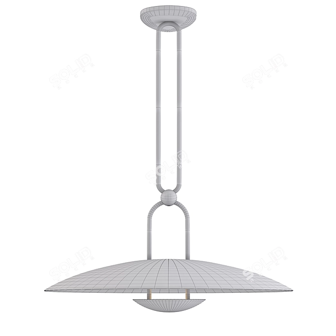 Sculpted Pendant by Ralph Lauren Home 3D model image 2