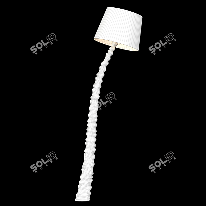 Tornado Floor Lamp: Sleek and Stylish 3D model image 2