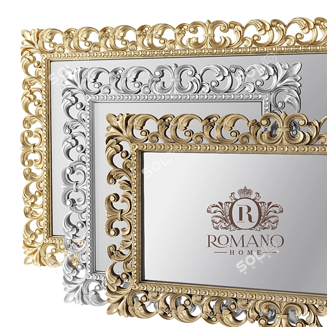 Romano Home Coco Mirror 3D model image 1