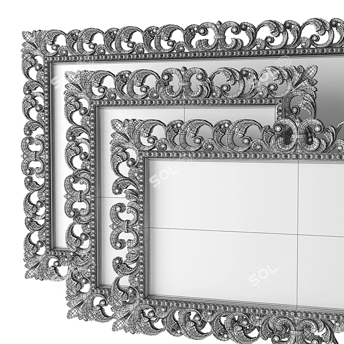 Romano Home Coco Mirror 3D model image 3