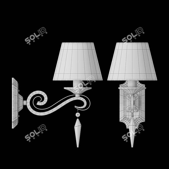 Freya Bonfi Wall Sconce 3D model image 3