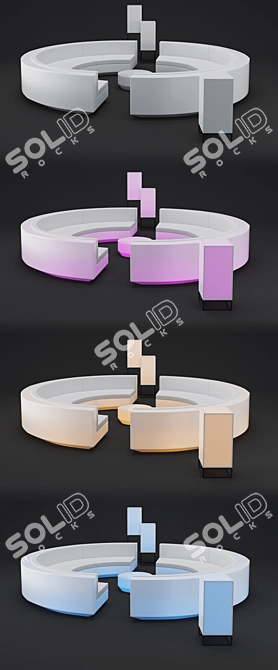 Vela Modular Sofa Set: Stylish, Versatile, and Cozy 3D model image 2