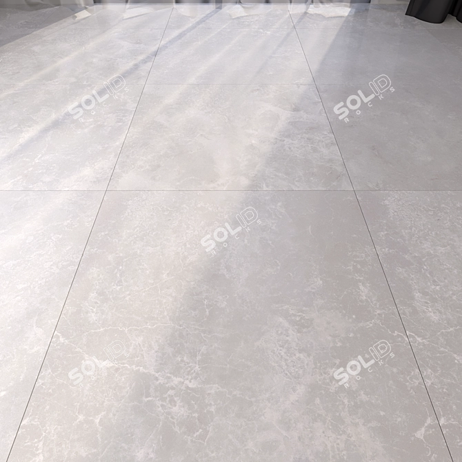 Luxury Marble Floor Tile 3D model image 1