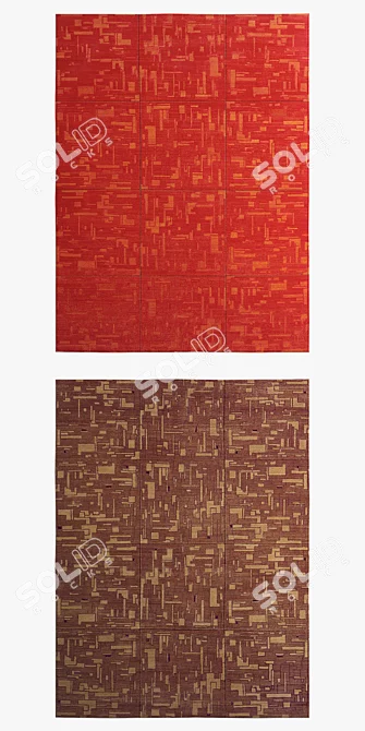 Jan Kath Concept Map Rugs 3D model image 2