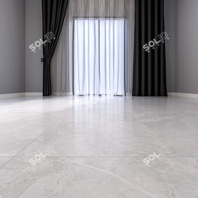 High Definition Marble Flooring 3D model image 2