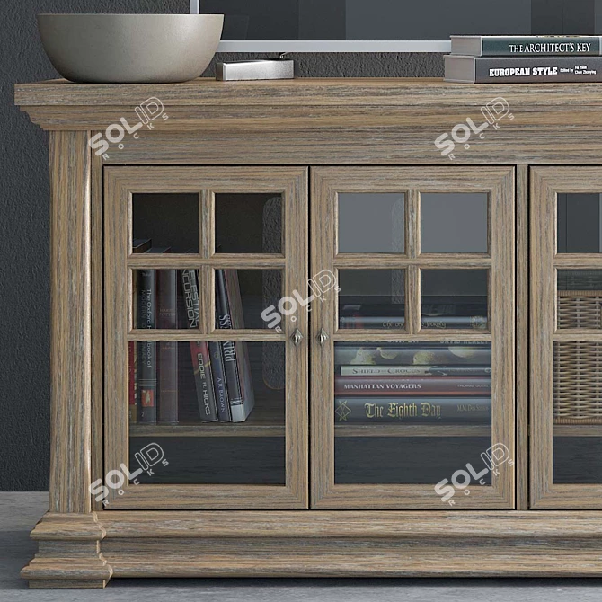 Lagunitas Entertainment Console: Timeless Elegance 3D model image 3