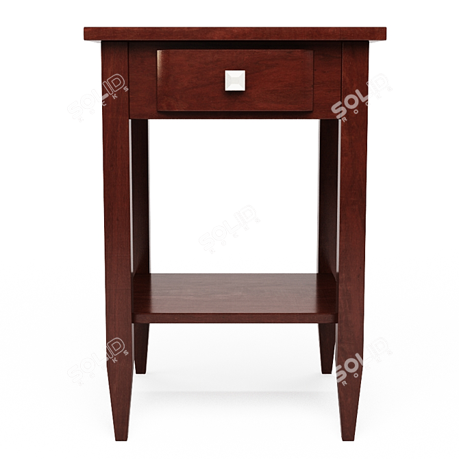 Richmond Walnut End Table: Stylish & Functional 3D model image 2