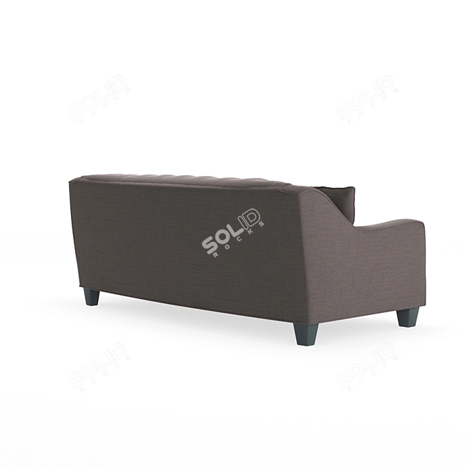 Riemann Smoke Polyester Sofa 3D model image 2