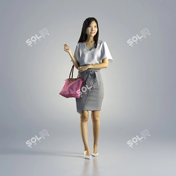 Professional Woman Jess 3D Model 3D model image 1