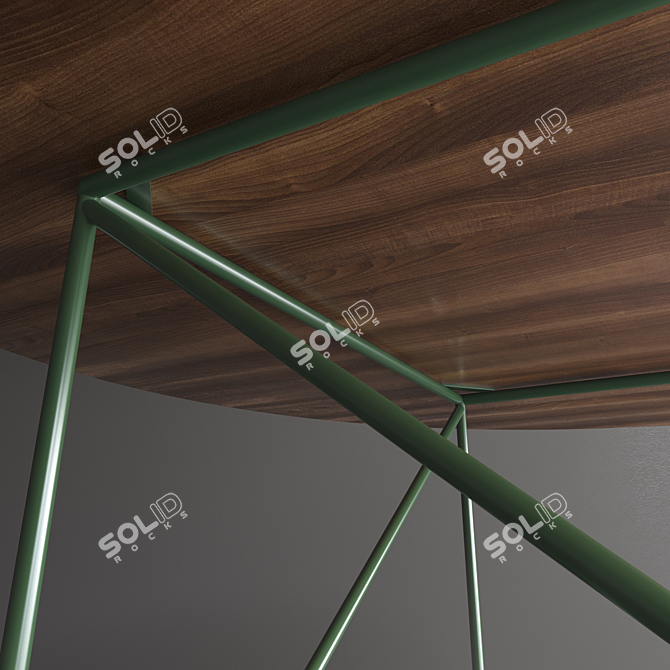 Sleek LC15 Conference Table 3D model image 3