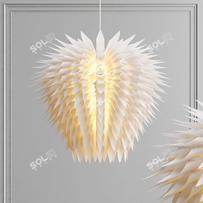 Modern Chic Pendant Light 3D model image 1