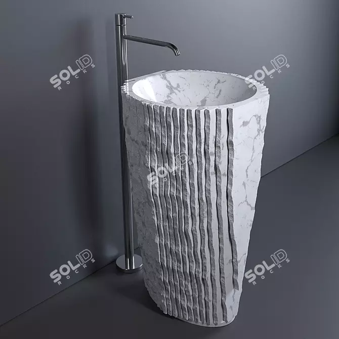 Elegant Antonio Lupi Washbasin 3D model image 1