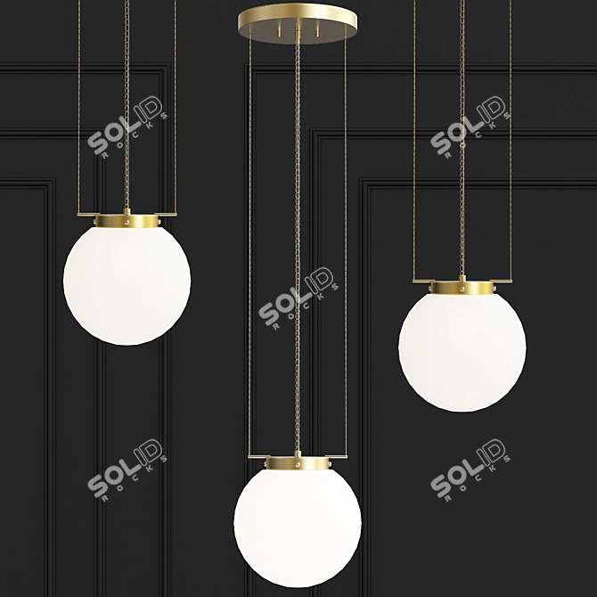 Marianne Brandt Designer Lamp 3D model image 1