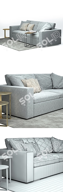 Marelli Gordon 2 Sofa Set 3D model image 2