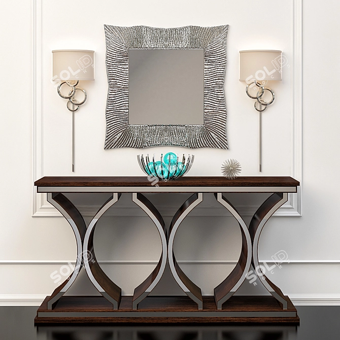 Modern Marvel Console Tables 3D model image 1