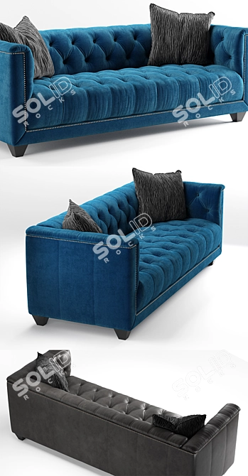 Paxton Sofa: Timeless Elegance by Bernhardt 3D model image 2