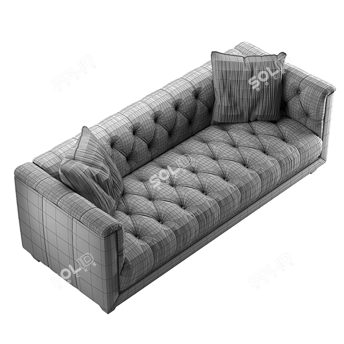 Paxton Sofa: Timeless Elegance by Bernhardt 3D model image 3