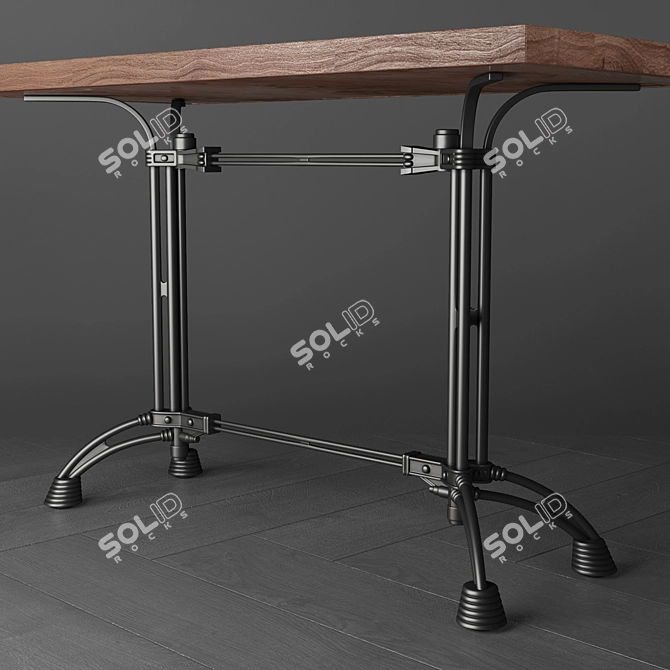 Dual Nice Underframe 3D model image 3