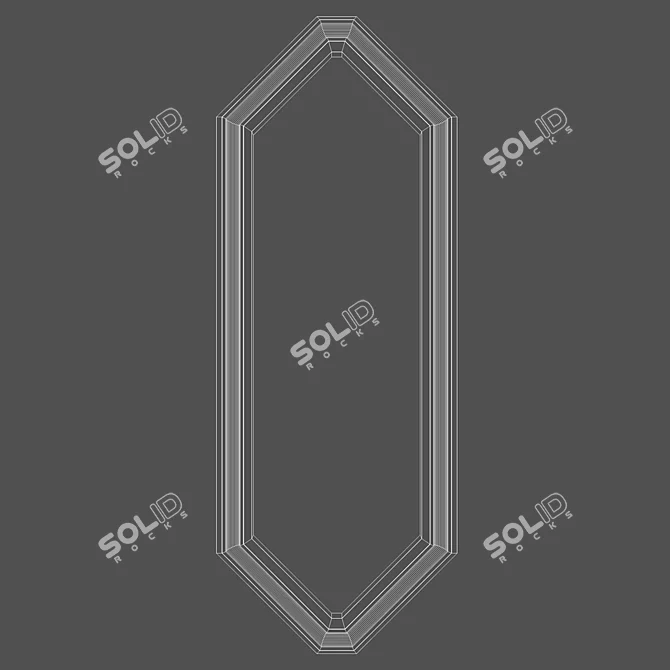 RODECOR Art Deco Trim - Elegant Decorative Enhancement 3D model image 3