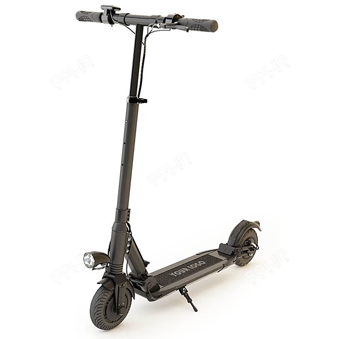 Portable Electric Scooter: Foldable Design 3D model image 1